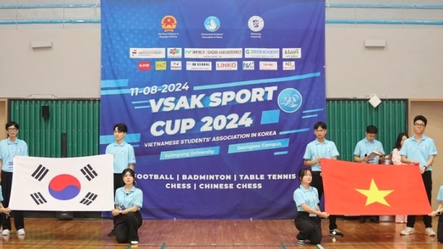 Sporting event held for Vietnamese students in RoK